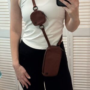 Lululemon Brown Crossbody Bag